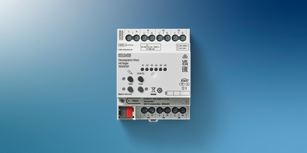 KNX Heizungsaktor 6-fach bei Elektro- Anlagen- Service GmbH in Lutherstadt Wittenberg